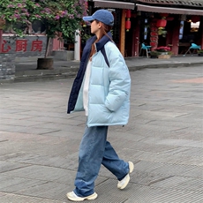 A467-P95冬季宽松男女上衣外套棉服个性港风上衣，男装棉衣，星座911