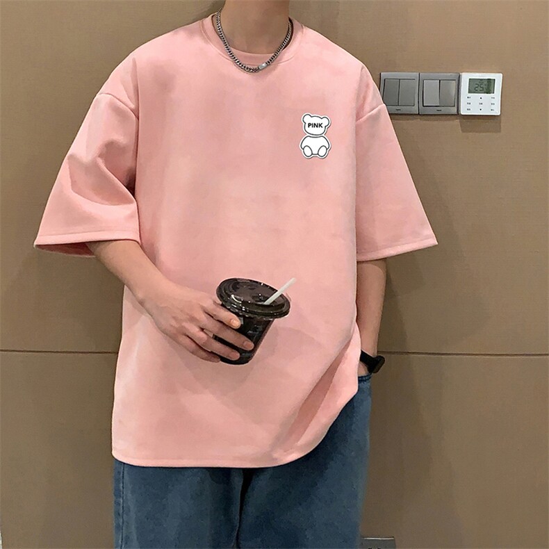 麂皮绒短袖t恤男大码半袖男JD82292-P25,男装T恤,电商A040
