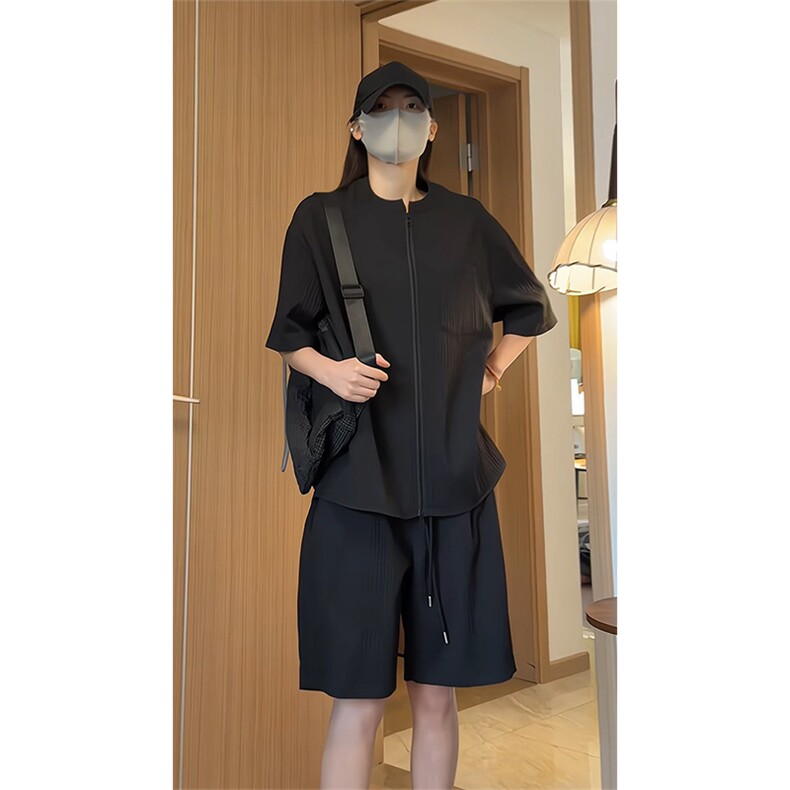 薄款短袖短裤套装宽松透气运动两件套男DC2278特P35/DK8703特P25,男装牛仔裤,电商A007
