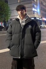 外景冬季重磅加厚面包服男港风宽松保暖棉衣立领外套MF00427/P90，男装棉衣，电商B316