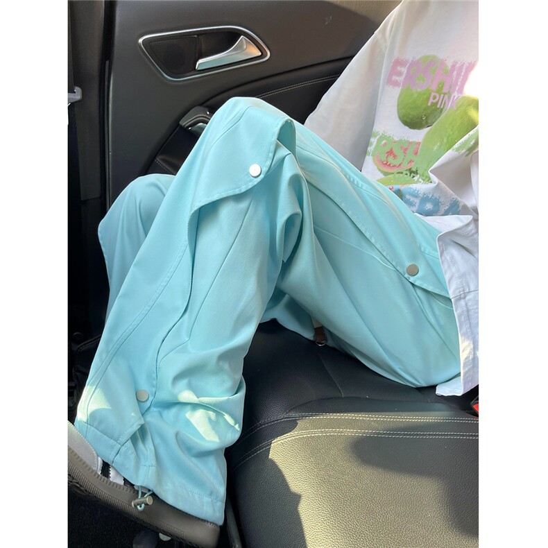 多巴胺休闲裤美式复古拼接工装裤街舞速干裤7XZ502-K752-P55控79,男装休闲裤,星座502
