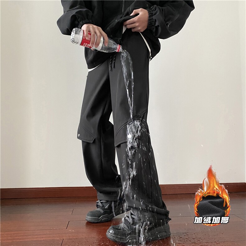 潮流机能口袋设计防水冲锋裤K23553-p50控68加绒K23553JR-p60控78图片