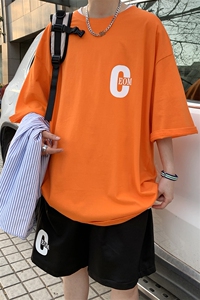 2024夏季港风纯棉运动套装男短袖短裤 A161-TZ100-P55图片