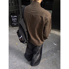 日系慵懒棒球服外套男春秋款港风穿搭青少年宽松拉链开衫早秋夹克，男装夹克，星座506A