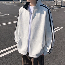 H215条纹开衫卫衣男新款潮牌立领宽松外套ins美式休闲拉链上衣,女装短外套,星座304A,四季星座 H215条纹开衫卫衣男新款潮牌立领宽松外套ins美式休闲拉链上衣,女装短外套,星座304A,四季星座