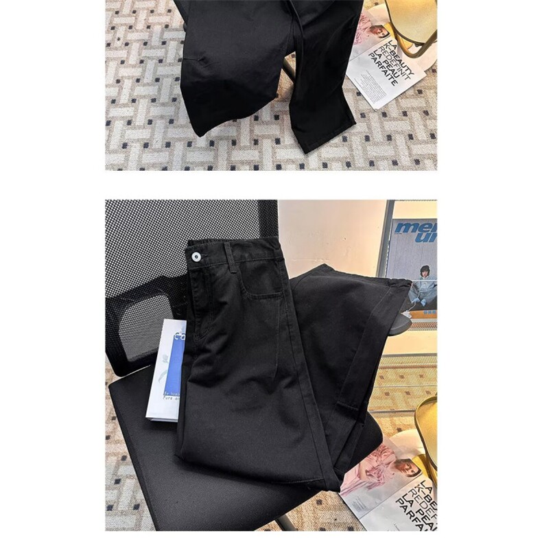 1506-1/KK3301/P51个性字母牛仔裤嘻哈ins潮高街潮流痞帅长裤男,男装牛仔裤,星座1506-1