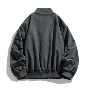 棒球服特批P75美式潮牌复古工装开衫外套男宽松休闲夹克男 SY2501图片