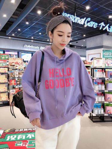 字母带帽卫衣，女装卫衣/绒衫，一杭