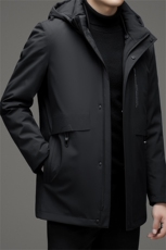 V3130钱塘2020-3新款商务休闲冬季厚款中年男士85鹅绒羽绒服P283，男装羽绒服，钱塘207-3