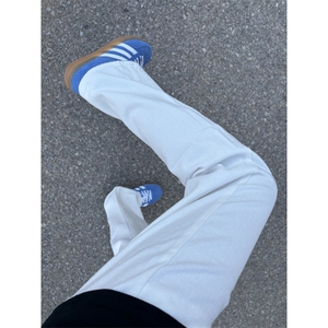【有货】白色弯刀牛仔裤男美式vibe风裤子修身微喇裤807LL-特P35图片