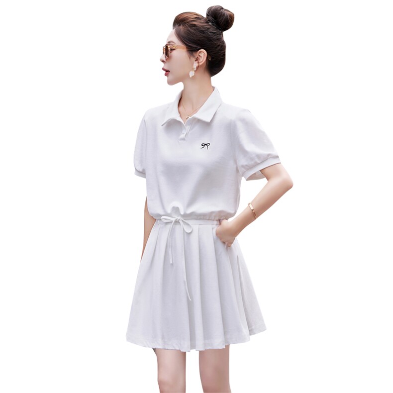 2025时尚女夏新款短袖半身裙宽松显瘦洋气休闲小个子潮,女装运动套装,凯瑟曼