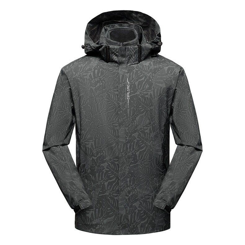 三合一2023新款秋冬防风防雨男登山服冲锋衣夹克外套黑6268A-P90,男装夹克,星座1402-1