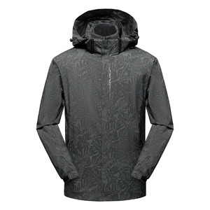 三合一2023新款秋冬防风防雨男登山服冲锋衣夹克外套黑6268A-P90图片