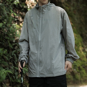防晒衣服男夏天冲锋衣户外钓鱼外套潮牌夏季薄款夹克F02-P40图片