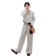 档口现货/条纹背心撞色连帽卫衣三件套套装2C233-902-P175-K288，女装套装/套裙，2C233