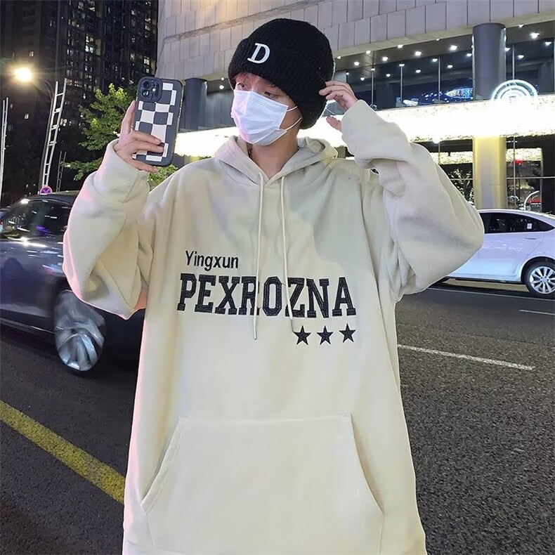 卫衣男潮牌秋冬高街hiphop外套加绒Y65P43,男装卫衣,星座1116-2