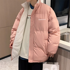 ！2023秋冬简约字母印花男士加绒棉衣立领棉服外套MY101特P78，男装棉衣，电商B220