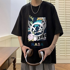 麂皮绒短袖t恤男大码半袖男JD82275-P25，男装T恤，电商A040