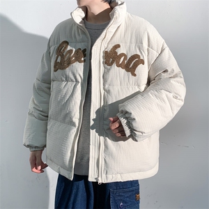 光影 2023冬季新款毛巾绣立领棉衣玉米格加厚棉服外套MYTC157P95图片