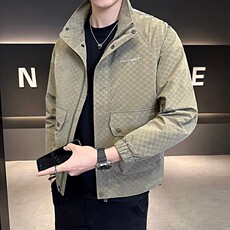 1506-1/JG551/P60痞帅高级感韩版立领休闲夹克秋装上衣1，男装夹克，星座1506-1