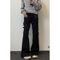 【008】装牛仔裤男美式高街修身喇叭裤子秋季A079-NA546-P52，男装牛仔裤，电商A079