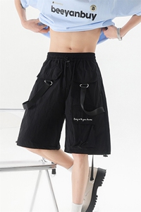8XL-M特大码肌理感五分裤户外登山裤冲锋裤短裤男DK1502P49控68图片