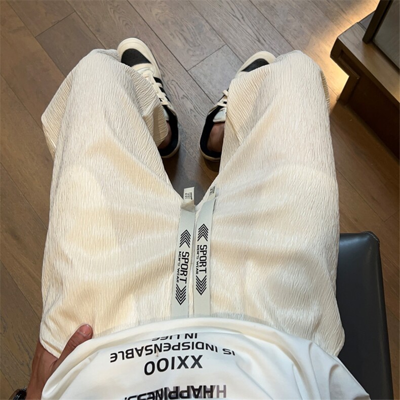 ！2024夏季新款男士冰丝七分裤透气凉感短裤DK287特P35控58图片