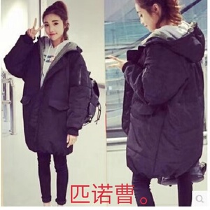 情侣棉衣中长款棉服男棉袄女面包服大码加厚外H114，大货充足图片