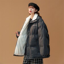 ！2023冬季新款男女同款棉衣情侣中性风立领棉服MY101特P78，男装棉衣，电商B220