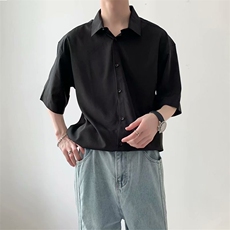 短袖衬衫春款男港风潮流C0031P26，男装衬衫，星座1116-2
