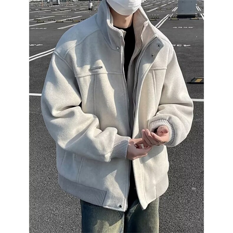 港仔文艺男美式飞行员夹克男秋季2025新款男生棒球服男士外套男款,男装夹克,星座506A