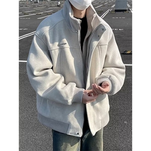 港仔文艺男美式飞行员夹克男秋季2025新款男生棒球服男士外套男款