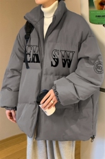 主推秋冬新款保暖立领宽松棉服外套男MY62053P95控118，男装棉衣，电商A268A