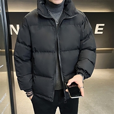 光版二开冬季棉衣男加厚棉袄青年潮棉服A266-P03-P35特批黑色P35，男装棉衣，电商A266