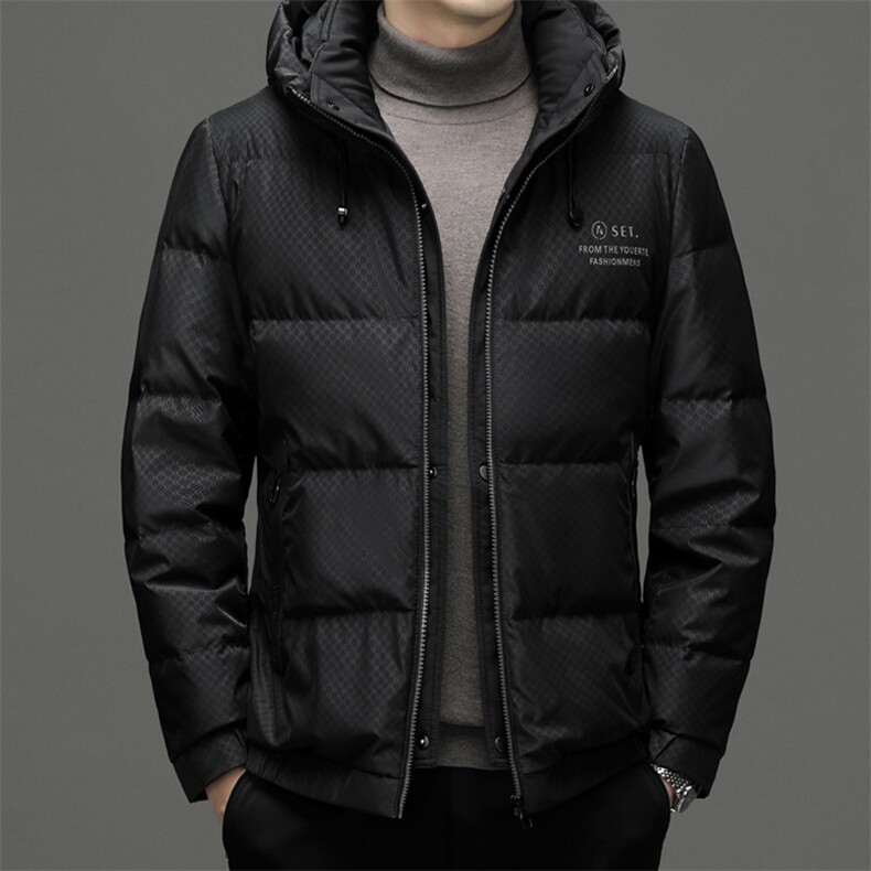 CSYR95523钱塘2020-2时尚休闲百搭简约中年男士有帽羽绒服P250,男装羽绒服,钱塘207-2