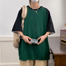 翡翠绿拼黑色