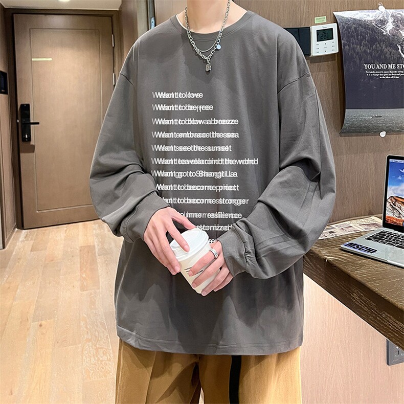 抖音得物供货 量大从优 可提供视频 美式长袖T恤CT815特P25图片