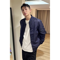 春秋季ma1飞行员夹克男短款潮流棒球服帅气机车大码工装外套，男装夹克，四季星座505