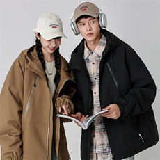 Cityboy情侣时尚连帽冲锋衣外套夹克团体班服，男装夹克，星座301D-5(原星座1415）
