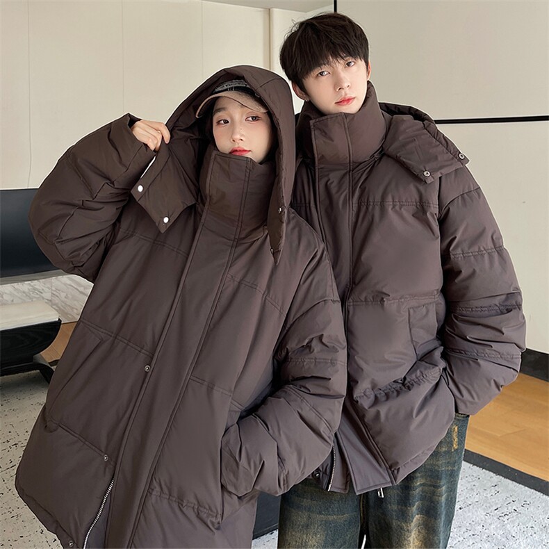 羽绒服男冬季新款港风连帽白鸭绒情侣外套YR922-P160(控价208元,男装羽绒服,星座214-3