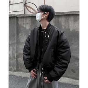 冬季美式飞行员短款加厚棉衣冬装棒球领棉服男装外套S376-特125图片