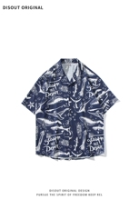 特P28无差价新款夏季时尚百搭衬衫-HC2212日系白底3/10号到货，男装衬衫，电商A003