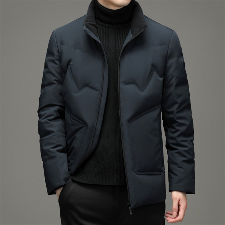 冬季男士立领羽绒服厚款宽松保暖外套休闲潮流男装ZELD9830-P330,男装羽绒服,电商B212（原钱塘6029）