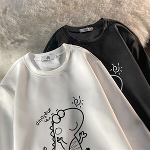 T4172-P25加绒款-P35简约帅气百搭长袖t恤男大码胖子卫衣,男装卫衣,电商A040
