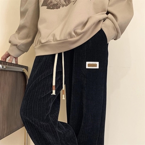 重磅雪尼尔筷子条贴标休闲裤M~5XL XZ604-KG45-P55控68图片