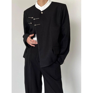 新中式风西装外套中山装西服高级感唐装 JK3367 特P63图片