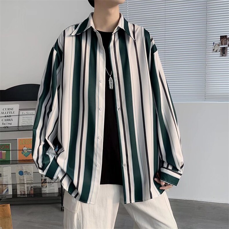 长袖衬衫男港风日系春季韩版潮流帅气衬衣CS023P36,男装衬衫,星座1116-2