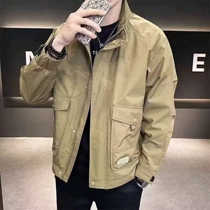 立领夹克男士春装外套2025新款潮流宽松工装上衣服春秋季男款褂子图片