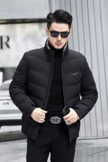 M6801-11钱塘2020-3时尚休闲简约冬季厚款中年男士羽绒服P183，男装羽绒服，钱塘207-3