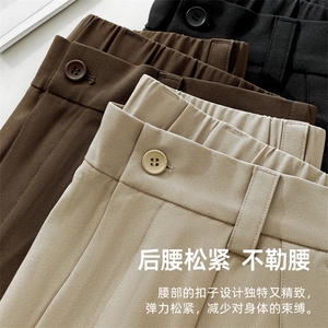BGW-Y6578夏季男士薄款商务休闲弹力纯色休闲裤免烫透气修身长裤图片